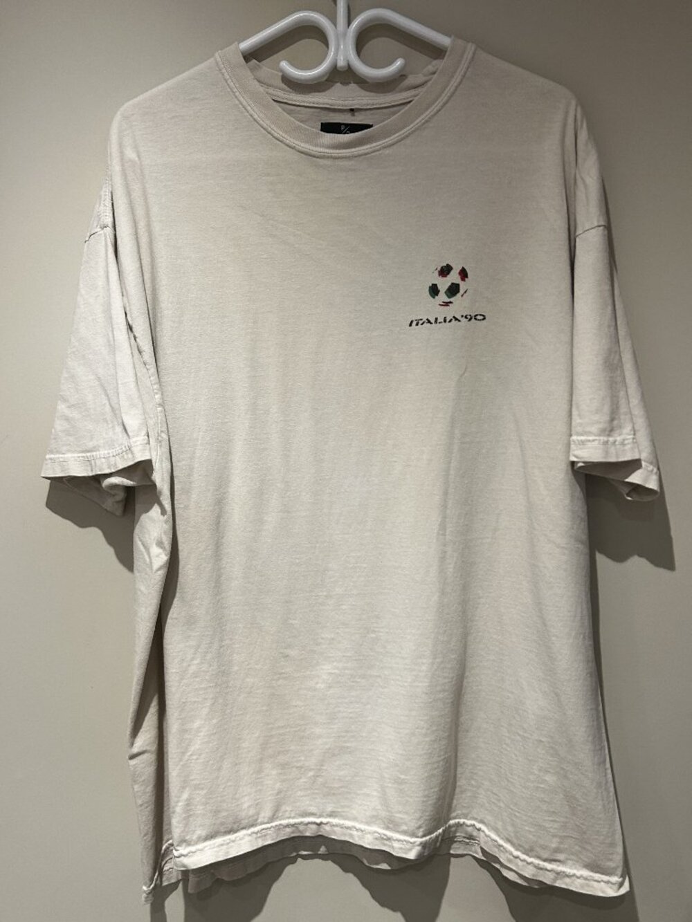 Vintage Wash Peace Collective FIFA World Cup Italia '90 T-Shirt (2XL)